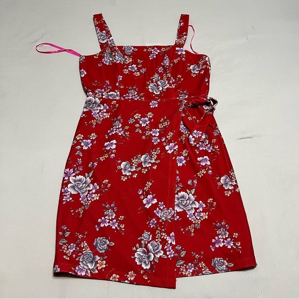 Betsey Johnson Petite Floral A-Line Dress